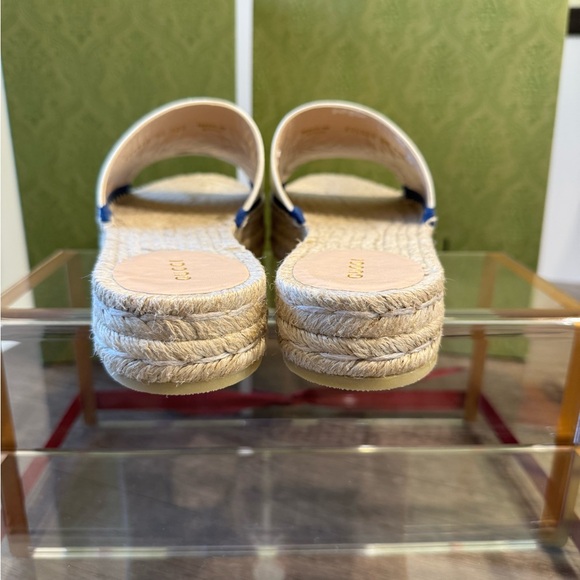 Authentic Gucci Espadrille Slides - Picture 4 of 8